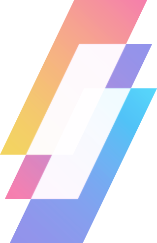 Threadizer logo representing a colorfull lightning.